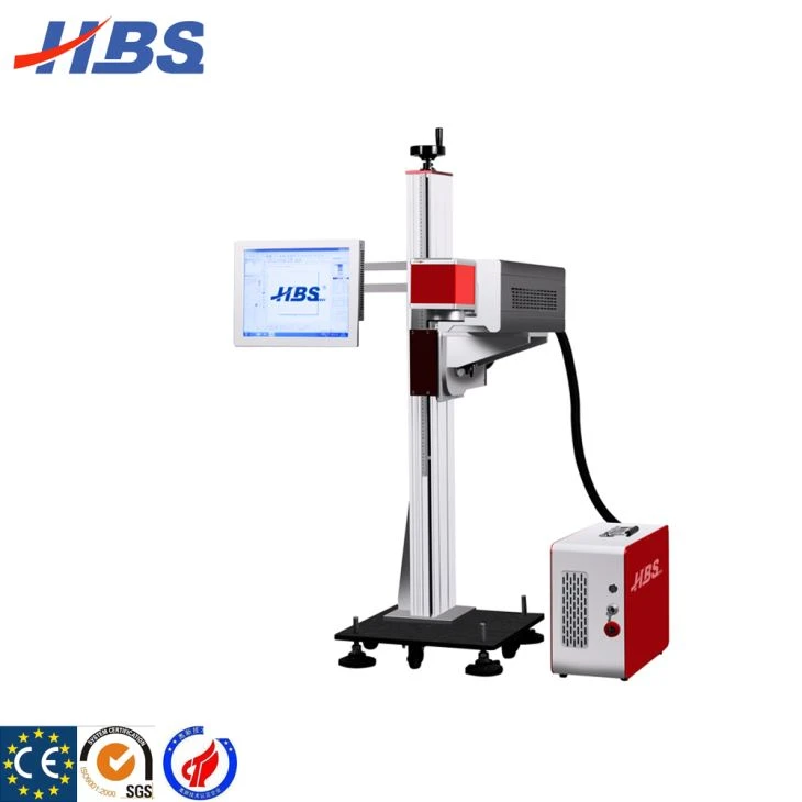 30W CO2 Laser Marking Machine Desktop On The Fly